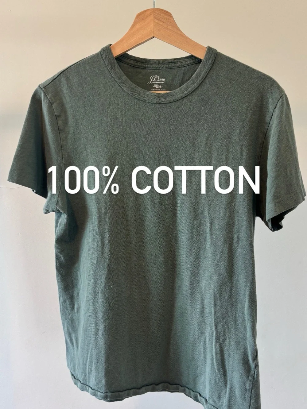 J. Crew Short-Sleeve Crewneck T-Shirt in Olive